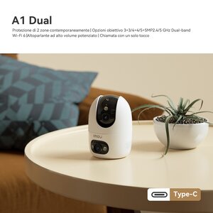 A1 DUAL 6MP (3MP+3MP) WIFI 2.8 MM IR MIC/SPEAKER