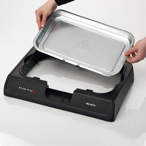 Ariete Party Grill griglia elettrica per barbecue, potenza 2000W, cottura lenta e rapida, per carne, verdura e pesce, dota