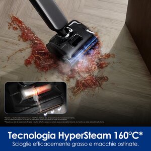 Tineco Floor One S9 Artist Steam Pro aspirapolvere verticale senza filo, senza sacchetto, tipo di pulizia secco e bagnato,