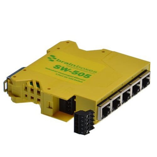 INDUSTRIAL ETHERNET 5PORT SW -22 TO+176 DEGF GALVANIC ISOLATION