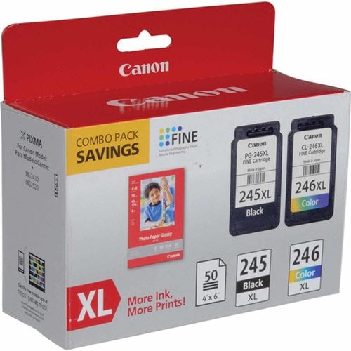 PG-245XL/CL-246XL PHOTO PAPER 50SHEET F/MG2420 MG2924 IP2820
