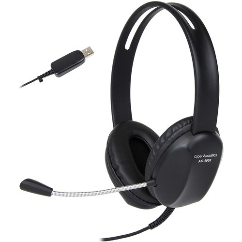 HS STEREO 3.5MM EDU SM EARCUP FLEX MIC BRAIDED CORD CORD MGMT
