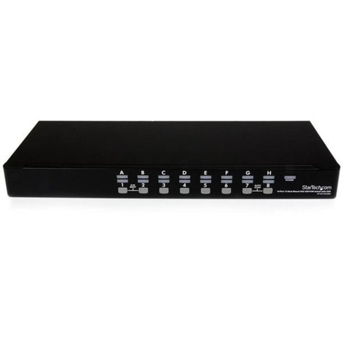 1U 16 PORT USB VGA KVM SWITCH USB VGA RACKMOUNT KVM OSD