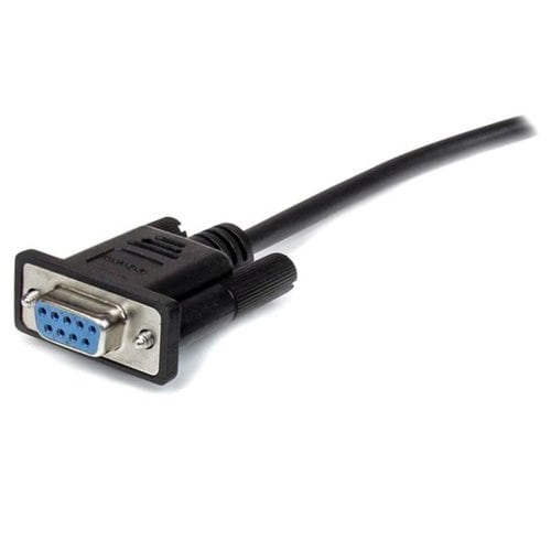0.5M DB9 RS232 SERIAL EXTENSION CABLE BLK M/F CABLE, alternate view 3