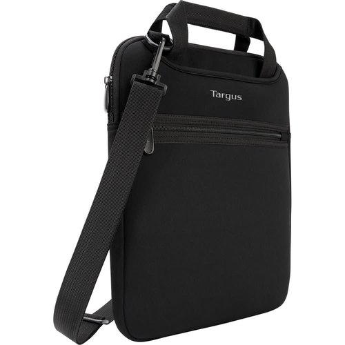 VERTICAL SLIPCASE WITH HIDEAWAY HANDLES FOR NOTEBOOK BLACK 12IN