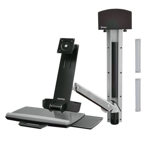 STYLEVIEW SIT-STAND COMBO ARM SYSTEM WITH SMALL CPU HOLDER