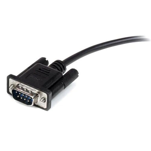 0.5M DB9 RS232 SERIAL EXTENSION CABLE BLK M/F CABLE, alternate view 4