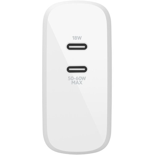 BOOST CHARGE DUAL USB-C PD GAN WALL CHARGER 68W