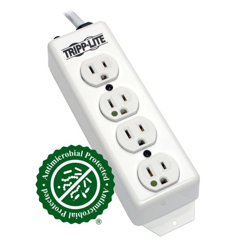 4 OUTLET MEDICAL HG POWER STRIP HOSPITAL NOT FOR PATIENT CARE 15FT