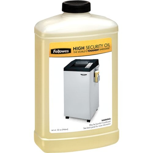POWERSHRED HIGH SECURITY OIL 32OZ FOR SHREDDERS W/ AUTOMATIC OIL