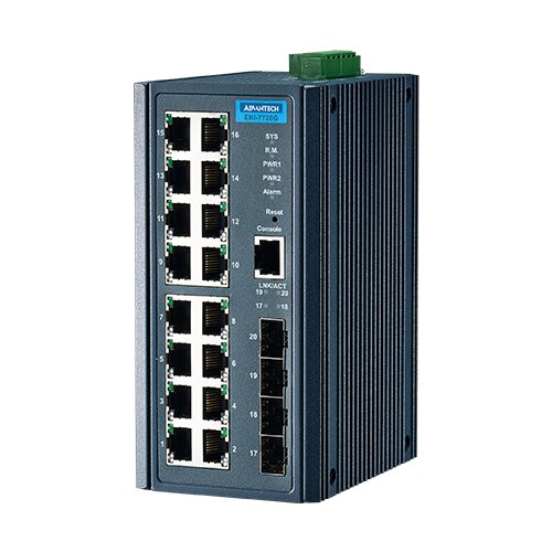 16G+4SFP PORT MANAGED ETHERNET SWITCH WIDE TEMPNEMA TS2EN50121-4