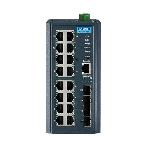 16G+4SFP PORT MANAGED ETHERNET SWITCH WIDE TEMP