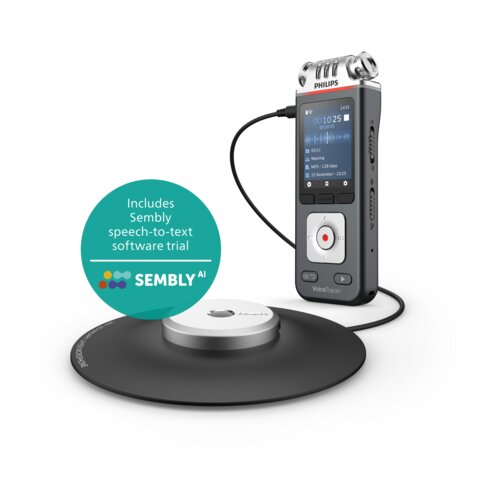 PHILIPS DVT8115 MEETING RECORDE SEMBLY AI TRANSCRIPTION