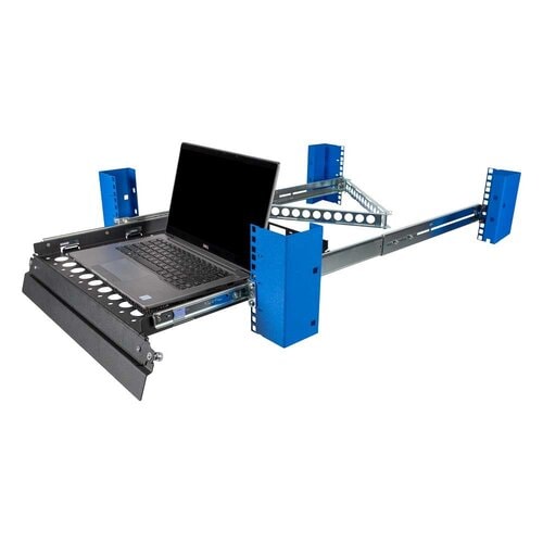 4POST SLIDING LAPTOP SHELF SUPPORTS 15IN 17IN 19IN LCD MNTR