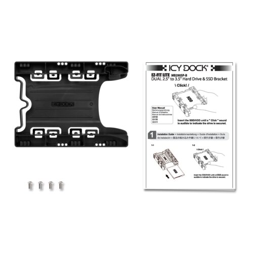EZ-FIT LITE MB290SP-B DUAL 2.5 MOUNTING BRACKET