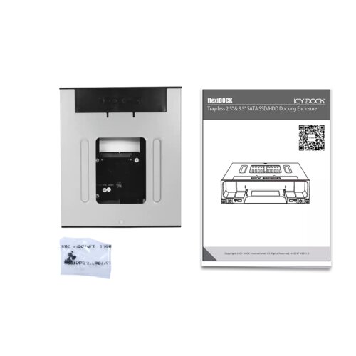 FLEXIDOCK MB795SP-B 5.25 TRAY-LESS 2.5  3.5 DOCKING CAGE